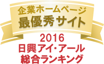 GRADE AAA Corporate Websites 2016 Nikko Investor Relations Co.,Ltd. Ranking in all listed companies in Japan